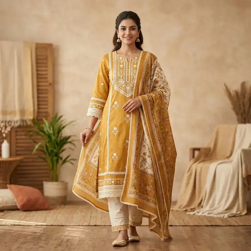 Designer Kurti Set by BrownBarry