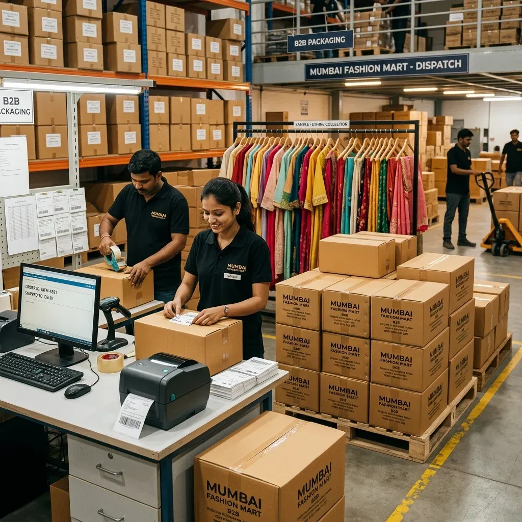 Sample dispatch packaging